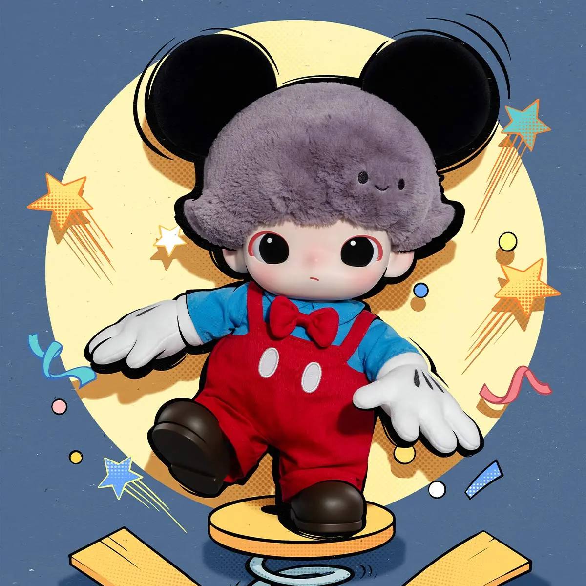Dimoo World X Disney Series-Mickey Vinyl Plush Bag